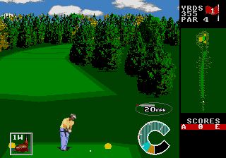 Pantallazo de World Class Leaderboard Golf para Sega Megadrive