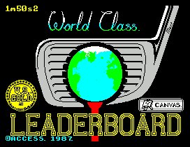 Pantallazo de World Class Leaderboard para Spectrum