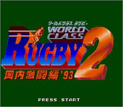 Pantallazo de World Class Rugby 2: Kokunai Gekitou Hen '93 (Japonés) para Super Nintendo