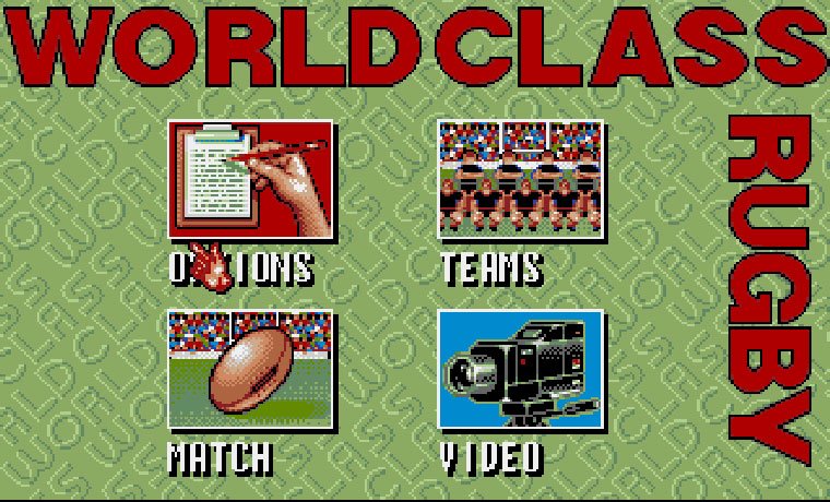 Pantallazo de World Class Rugby para Amiga