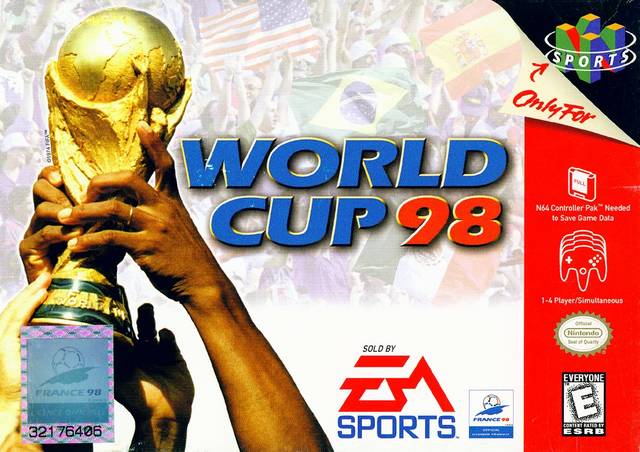 Caratula de World Cup 98 para Nintendo 64