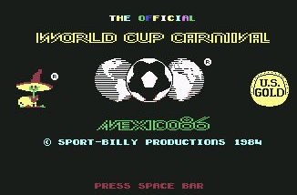 Pantallazo de World Cup Carnival - Mexico '86 para Commodore 64