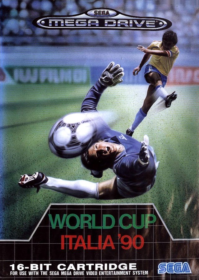 Caratula de World Cup Italia 90 para Sega Megadrive