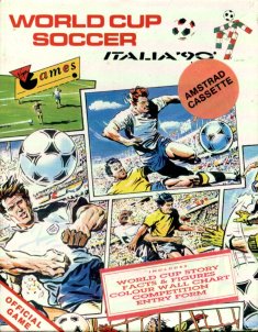 Caratula de World Cup Soccer '90/Italia '90 para Amstrad CPC