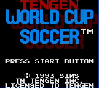 Pantallazo de World Cup Soccer para Gamegear