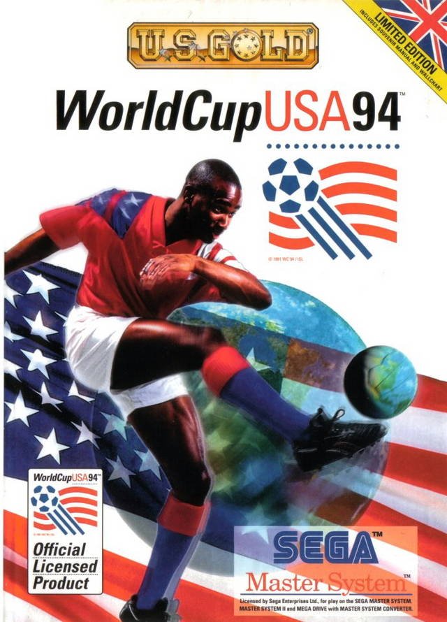 Caratula de World Cup USA 94 para Sega Master System