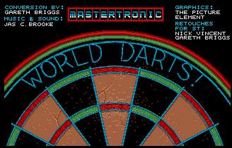 Pantallazo de World Darts para Atari ST