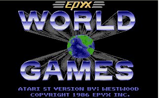 Pantallazo de World Games para Atari ST