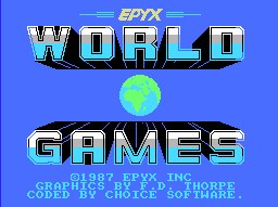 Pantallazo de World Games para MSX