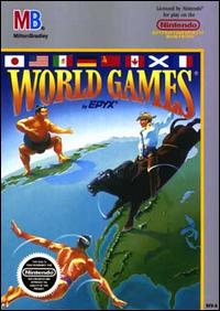 Caratula de World Games para Nintendo (NES)