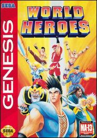 Caratula de World Heroes para Sega Megadrive