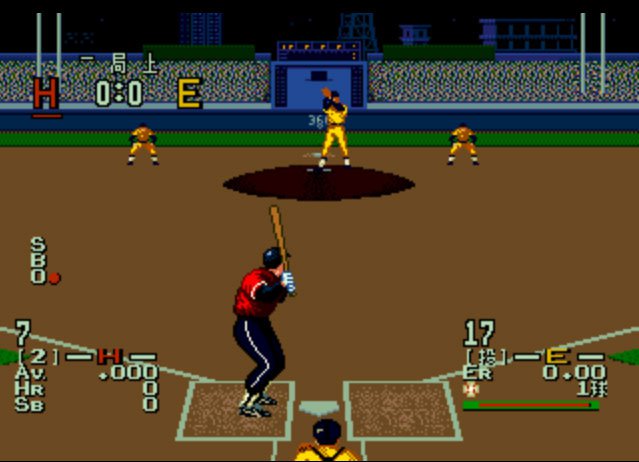 Pantallazo de World Pro Baseball 94 para Sega Megadrive