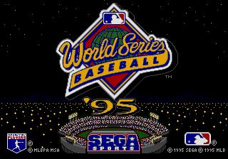 Pantallazo de World Series Baseball '95 para Sega Megadrive