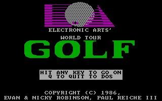 Pantallazo de World Tour Golf para PC
