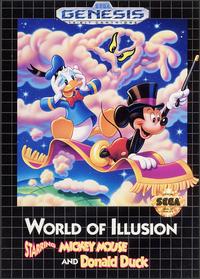 Caratula de World of Illusion Starring Mickey Mouse and Donald Duck para Sega Megadrive
