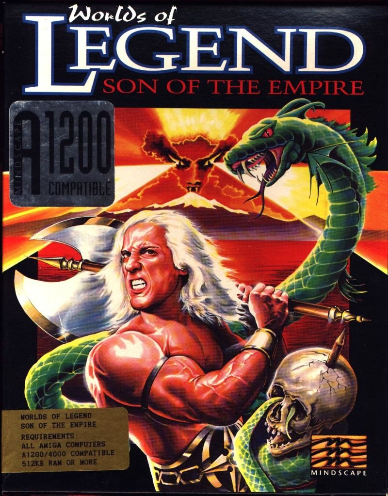 Caratula de Worlds of Legend: Son of the Empire para Amiga
