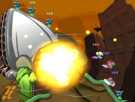 Pantallazo de Worms: A Space Oddity para Wii