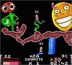 Pantallazo de Worms: Armageddon para Game Boy Color