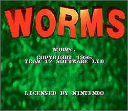 Pantallazo de Worms (Europa) para Super Nintendo