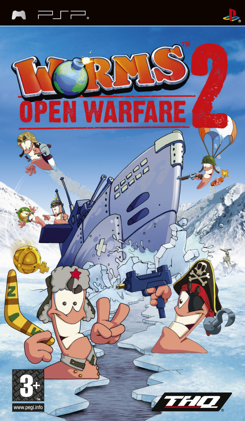 Caratula de Worms : Open Warfare 2 para PSP
