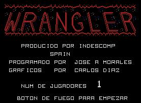 Pantallazo de Wrangler para MSX