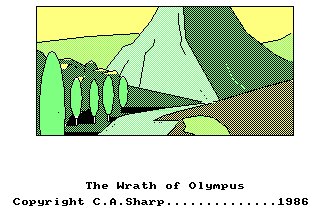 Pantallazo de Wrath Of Olympus para Amstrad CPC