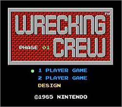 Pantallazo de Wrecking Crew para Nintendo (NES)