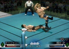 Pantallazo de Wrestle Kingdom 2 Pro Wrestling Sekai Taisen (Japonés) para PlayStation 2