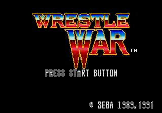 Pantallazo de Wrestle War (Europa) para Sega Megadrive