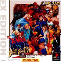 Caratula de X-Men vs. Street Fighter EX Edition para PlayStation
