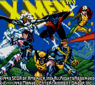 Pantallazo de X-Men para Gamegear
