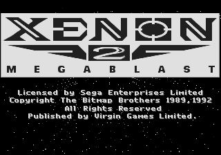 Pantallazo de Xenon 2 (Europa) para Sega Megadrive