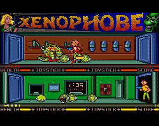 Pantallazo de Xenophobe para Amiga