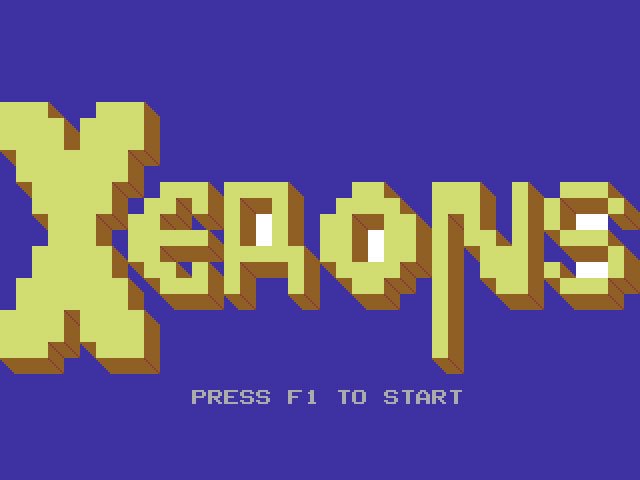 Pantallazo de Xerons para Commodore 64