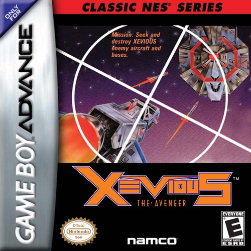 Caratula de Xevious [Classic NES Series] para Game Boy Advance