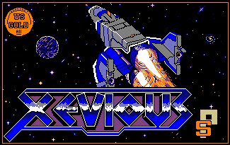 Pantallazo de Xevious para Amstrad CPC