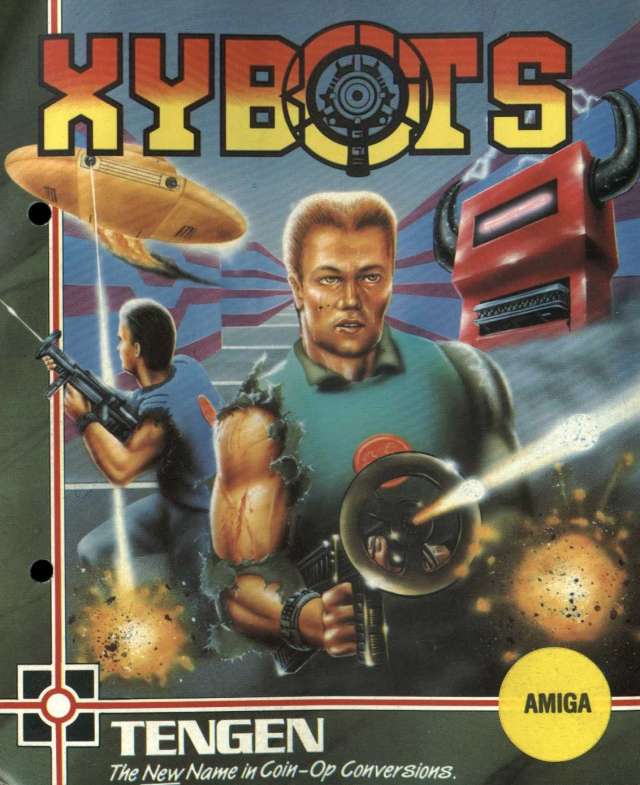 Caratula de Xybots para Amiga