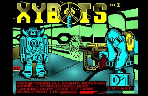 Pantallazo de Xybots para Amstrad CPC