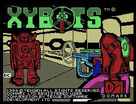 Pantallazo de Xybots para MSX