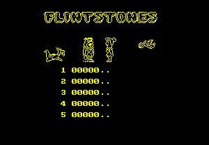 Pantallazo de Yabba Dabba Doo!/The Flintstones, Quicksilva para Amstrad CPC