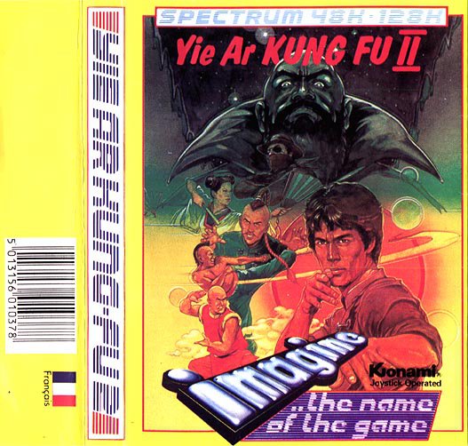 Caratula de Yie Ar Kung Fu 2 para Spectrum