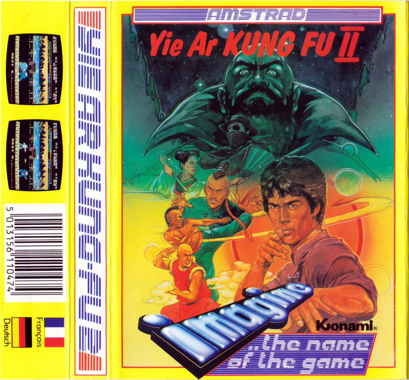 Caratula de Yie Ar Kung Fu II para Amstrad CPC