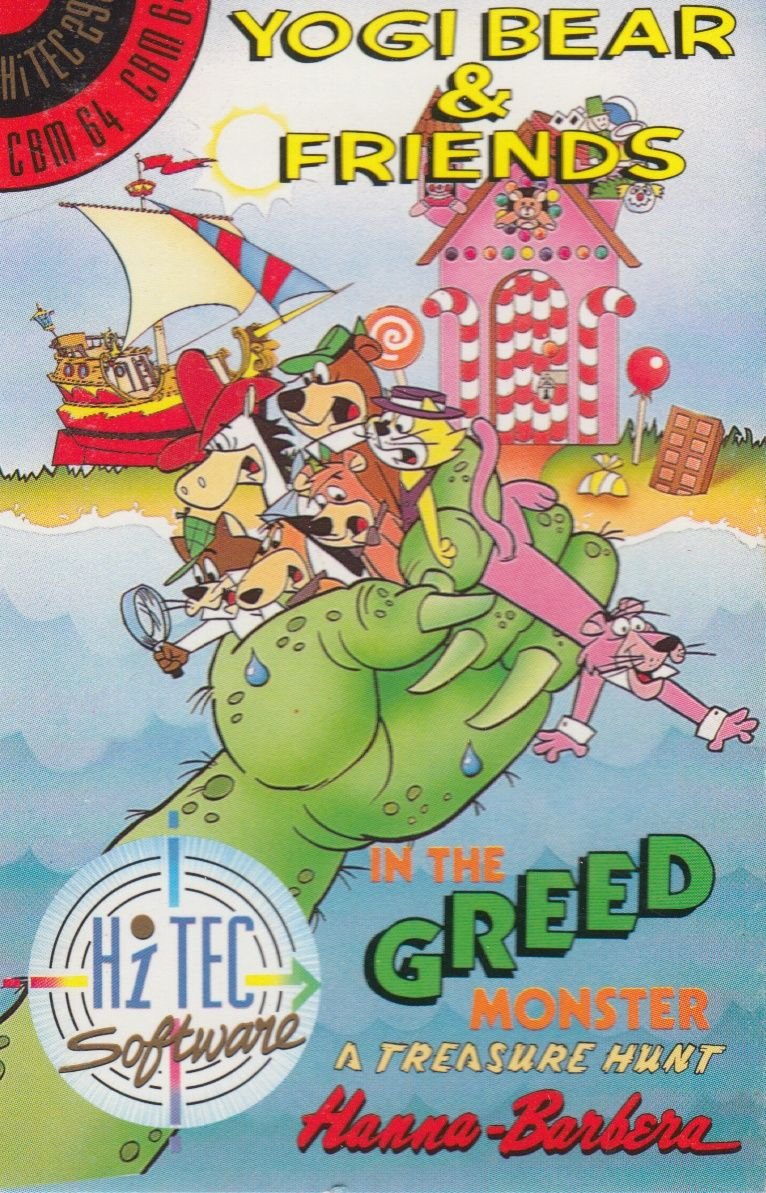 Caratula de Yogi Bear & Friends in the Greed Monster: A Treasure Hunt para Commodore 64