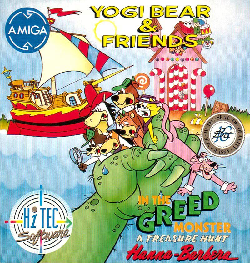 Caratula de Yogi Bear & Friends in the Greed Monster para Amiga