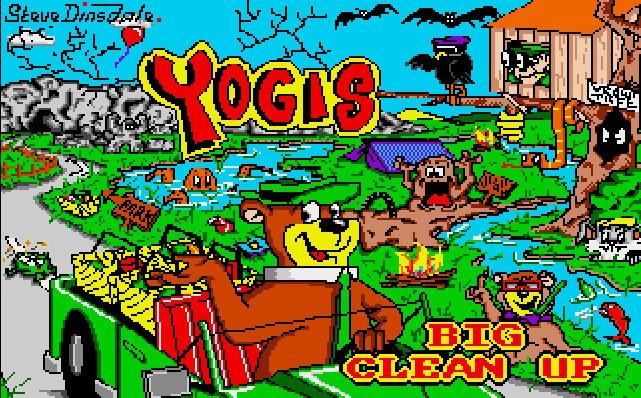 Pantallazo de Yogi's Big Clean Up para Atari ST