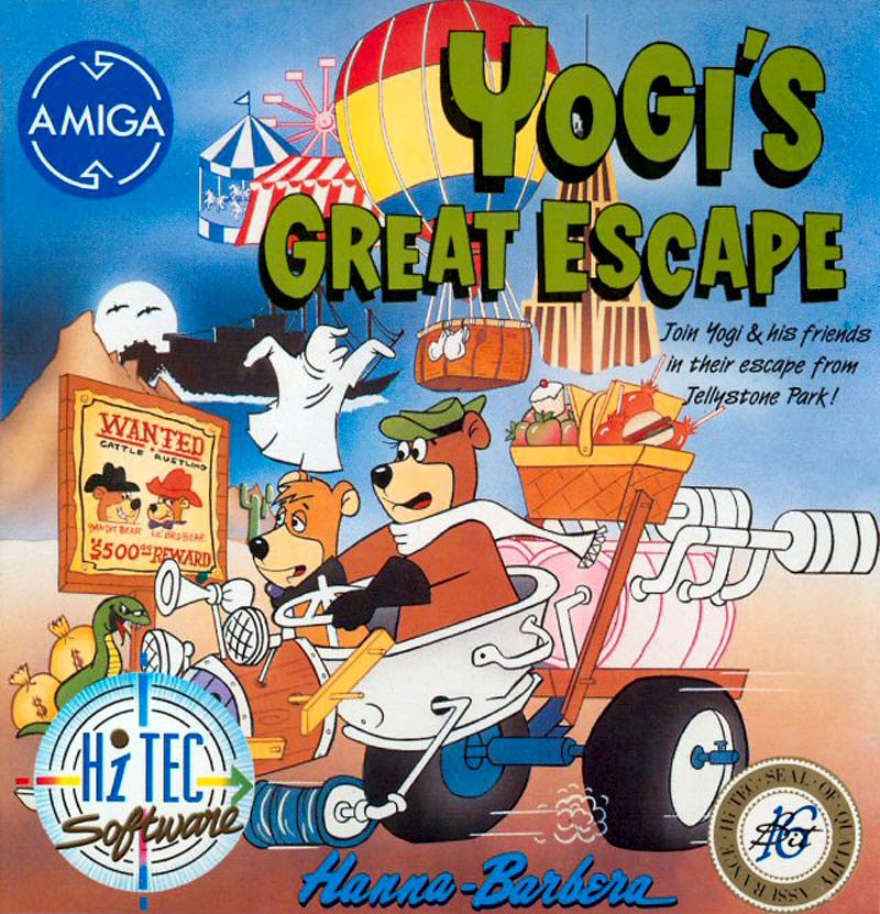 Caratula de Yogi's Great Escape para Amiga