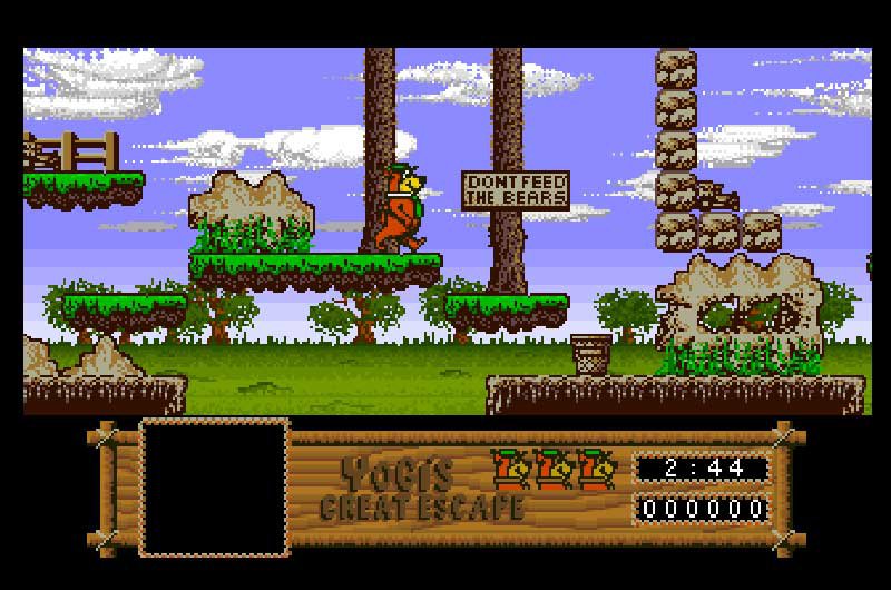 Pantallazo de Yogi's Great Escape para Amiga