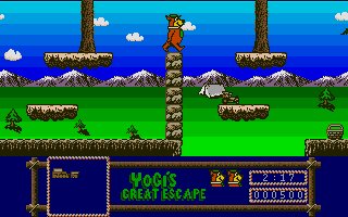 Pantallazo de Yogi's Great Escape para Atari ST