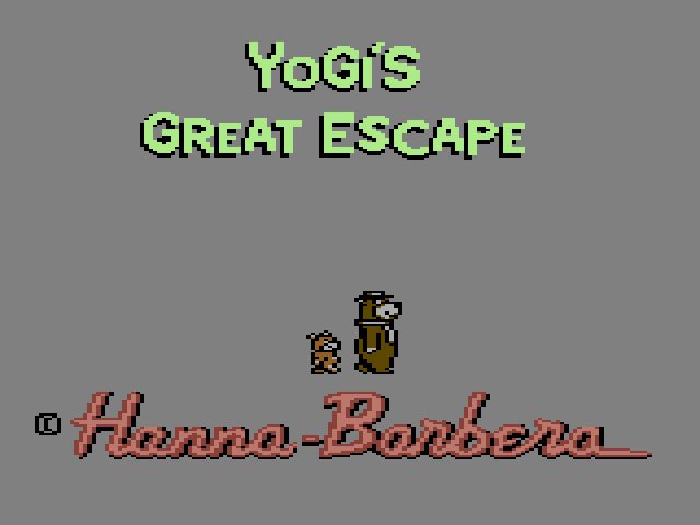 Pantallazo de Yogi's Great Escape para Commodore 64