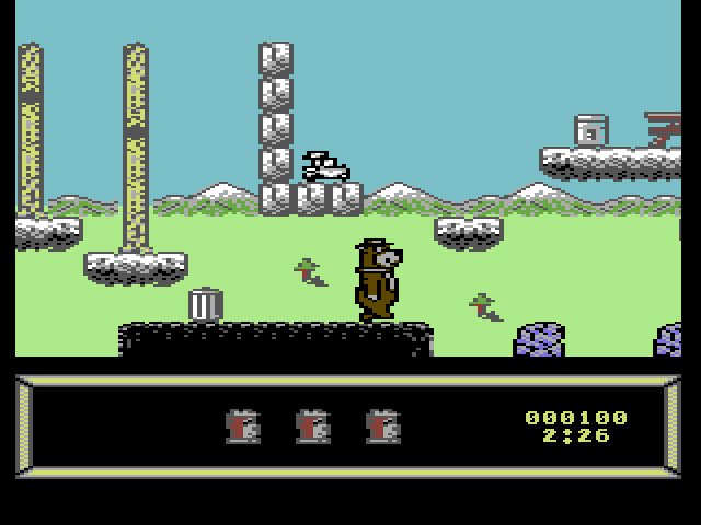 Pantallazo de Yogi's Great Escape para Commodore 64